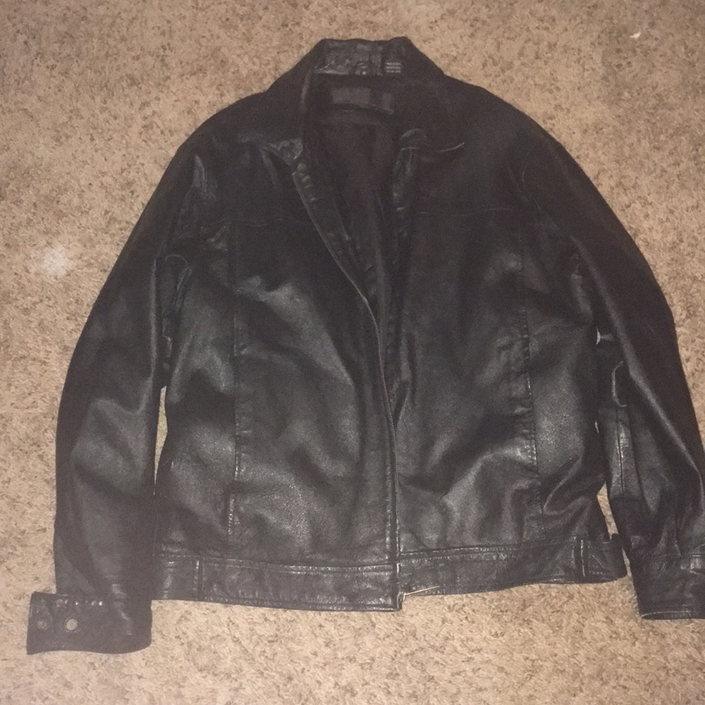 Leather Jacket with removable liner